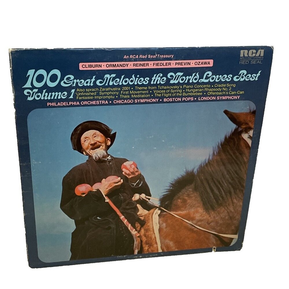 100 Great Melodies The World Loves Best (Volume 1) (Vinyl, 1973) RCA Red Seal